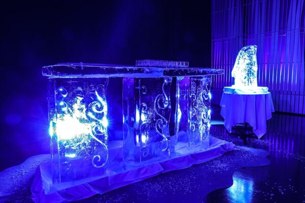 ice sculpture Atlantik Conference Iceland PCO Events Exhibitions